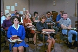 At least Cissy's classmates find her composition interesting.Well, maybe that one in the front left does.