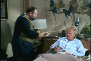 Judging from the speed at which French responds, he has apparently been waiting outside Bill's door with orange juice and the newspaper.