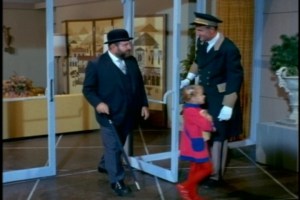 Oh, and one more thing before we get to the kids' school--we get a Scotty sighting in this episode!