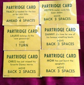 Most of these cards make sense, but look at this Laurie card: "Laurie belongs to the 'now generation.' Lose 1 turn." 