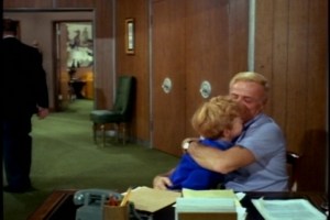 For that, he earns a hug and playful spanking.