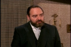 French accepts the dog's presence with the equanimity we've come to expect from him.