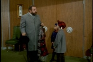 He's mostly just excited to get his plaid on and kill some animals.