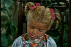 She says sticking it out helps her to keep her hand steady.