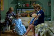 Cissy's bedtime story--involving Mrs. Beasley's adventures on the subway--is soon interrupted by a knock at the door.