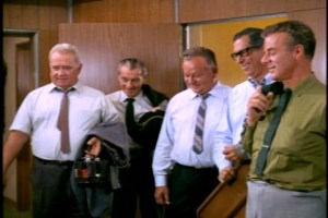 The guy on the left is Sharon's dad, who's attracted so many wives. He must have a really well paying job.