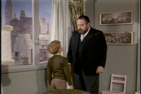 At home, Jody starts scoping out French's face in a really subtle way.