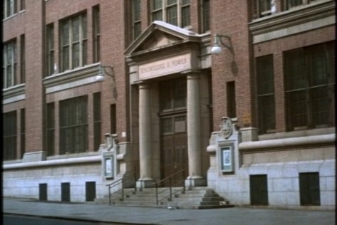 I like the "Knowledge is Power" engraving on Buffy and Jody's school. I would love to know what school is actually pictured there--anyone recognize it?
