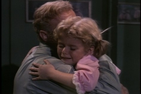 The episode ends with Bill embracing Buffy, who obviously knew the truth all along.