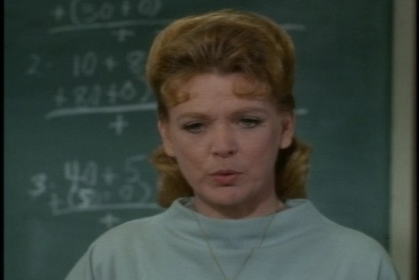 She's clearly having a bad day.