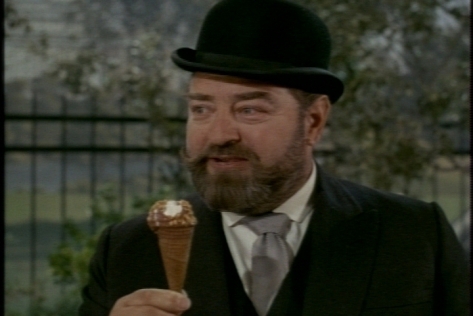 It's doesn't help that he's stuck holding Jody's ice cream cone.