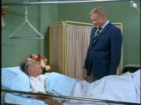 Soon Bill gets word that McAlister is back in New York, so he rushes to the hospital to visit him.