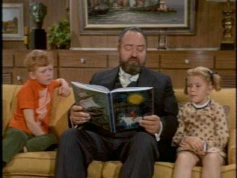 ...and French is reading them stories about St. George and the dragon.