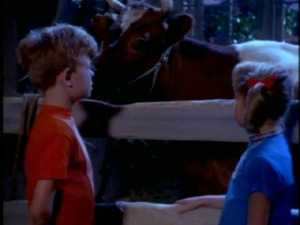 Buffy wonders if cows hurt people, but Jody tells her she is thinking of bulls.