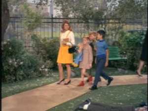 Later, Cissy takes the three kids to the park.