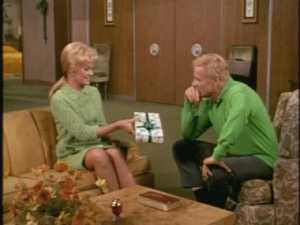 She passes the present along to Bill and tells him how much she likes the children. Jody is "all boy," but so polite, and Buffy is adorable.