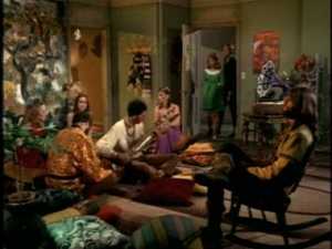 Oh, my God, someone's playing the sitar. Run, Cissy, run!