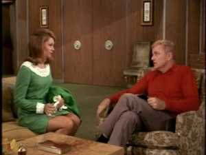 First she has to confess to him that she and Garfield went to a party instead of a movie.