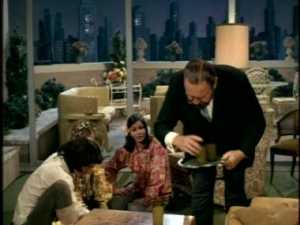 They invite French to join them, but he says it wouldn't be proper.